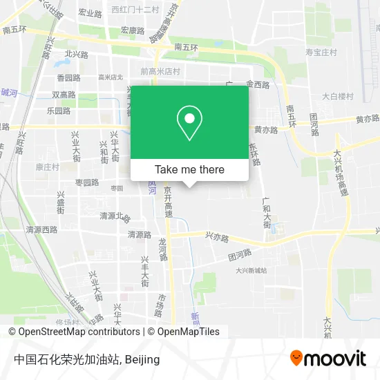 中国石化荣光加油站 map