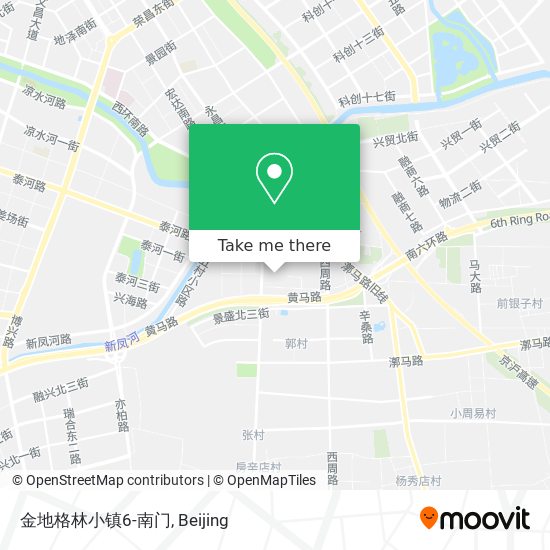 金地格林小镇6-南门 map