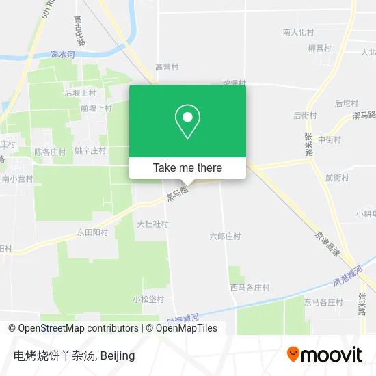 电烤烧饼羊杂汤 map