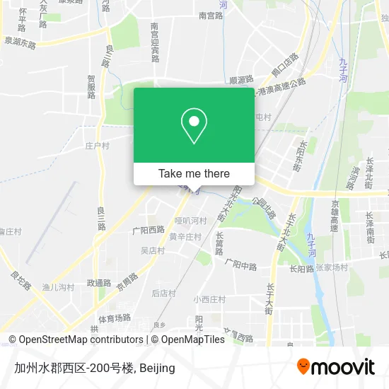 加州水郡西区-200号楼 map