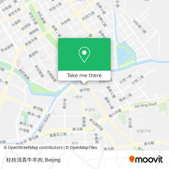 桂枝清真牛羊肉 map