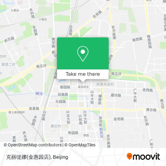 克丽缇娜(金惠园店) map