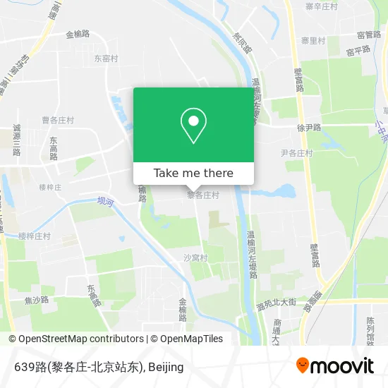639路(黎各庄-北京站东) map