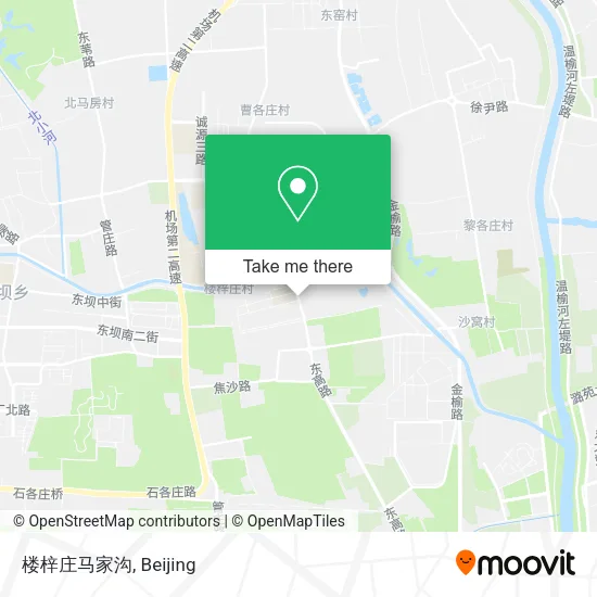 楼梓庄马家沟 map