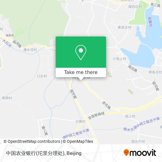 中国农业银行(坨里分理处) map