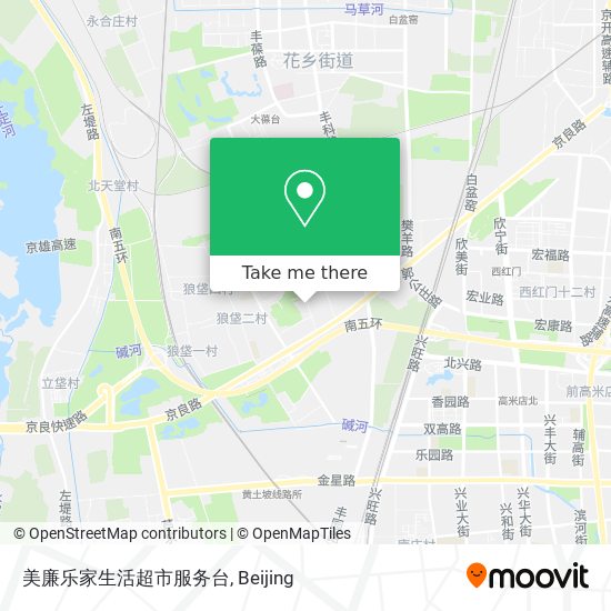 美廉乐家生活超市服务台 map