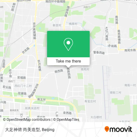 大足神侬 尚美造型 map