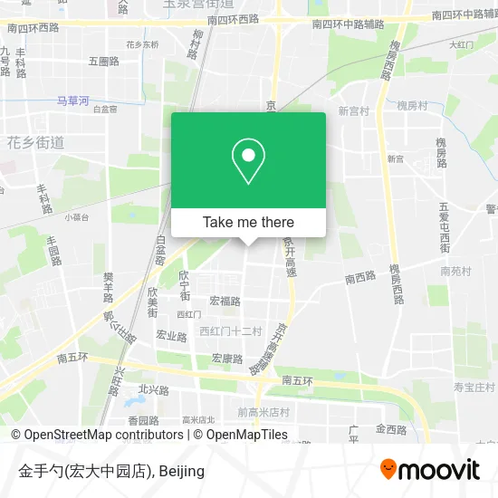 金手勺(宏大中园店) map