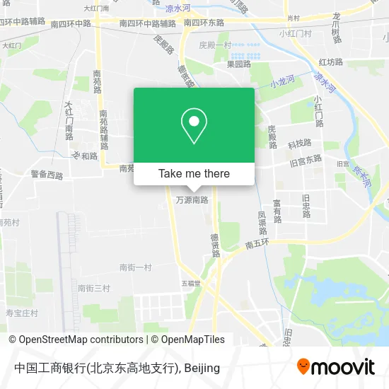 中国工商银行(北京东高地支行) map