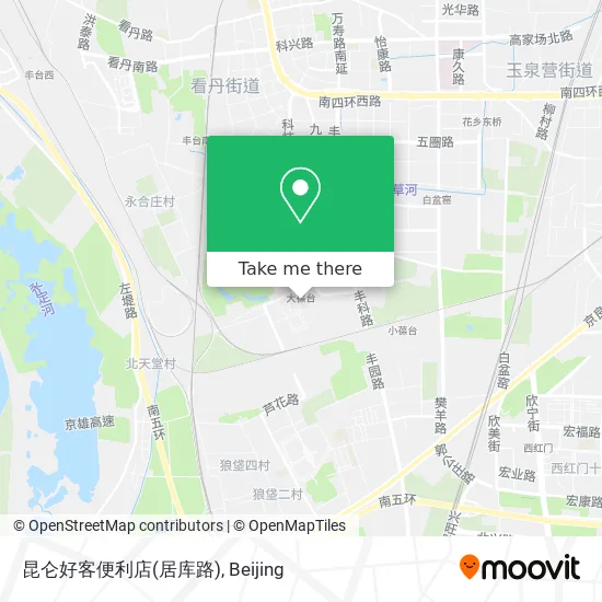 昆仑好客便利店(居库路) map