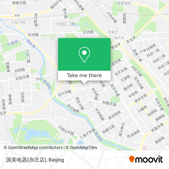 国美电器(亦庄店) map