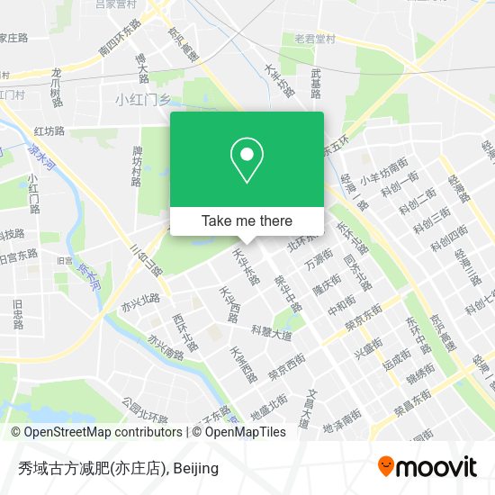 秀域古方减肥(亦庄店) map