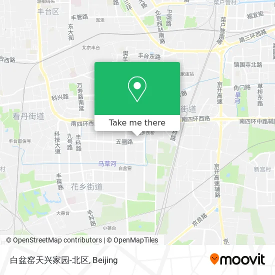 白盆窑天兴家园-北区 map