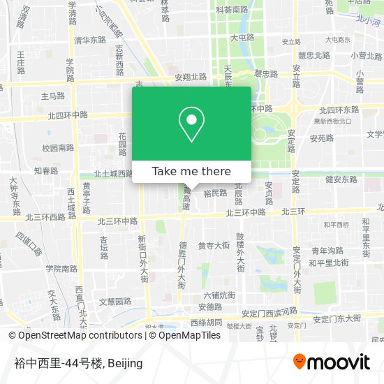 裕中西里-44号楼 map
