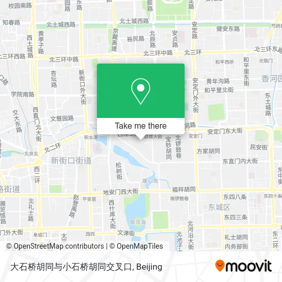 大石桥胡同与小石桥胡同交叉口 map