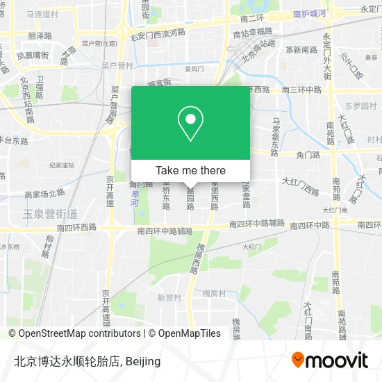 北京博达永顺轮胎店 map