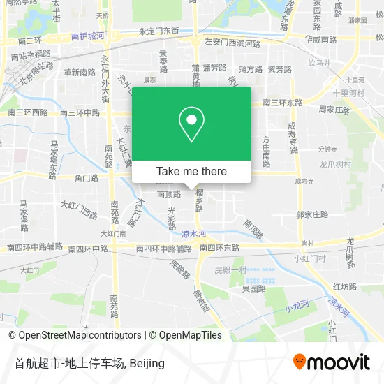 首航超市-地上停车场 map