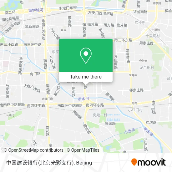 中国建设银行(北京光彩支行) map