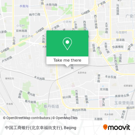 中国工商银行(北京幸福街支行) map