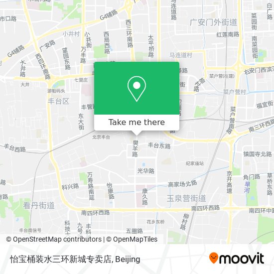 怡宝桶装水三环新城专卖店 map