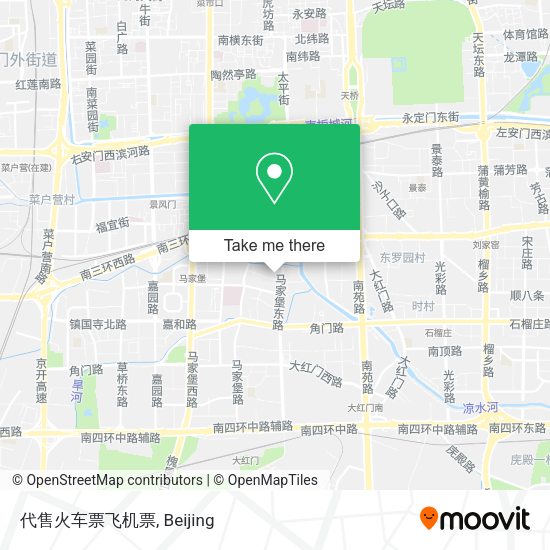 代售火车票飞机票 map