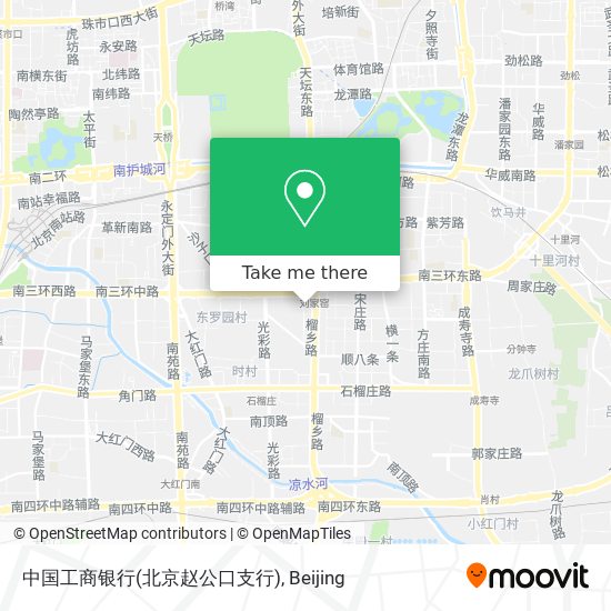 中国工商银行(北京赵公口支行) map
