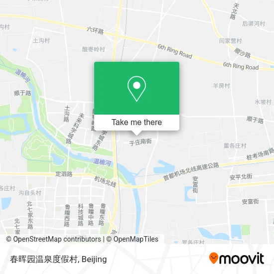 春晖园温泉度假村 map