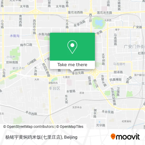 杨铭宇黄焖鸡米饭(七里庄店) map