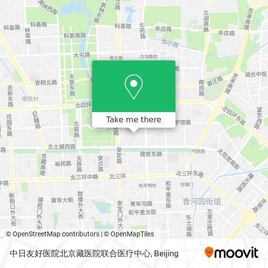 中日友好医院北京藏医院联合医疗中心 map