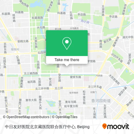 中日友好医院北京藏医院联合医疗中心 map