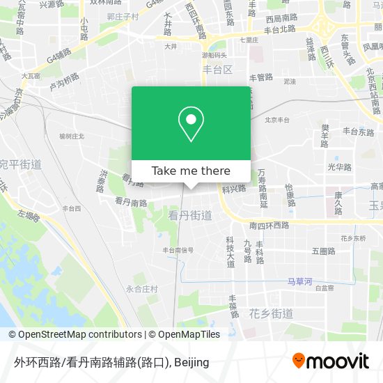 外环西路/看丹南路辅路(路口) map