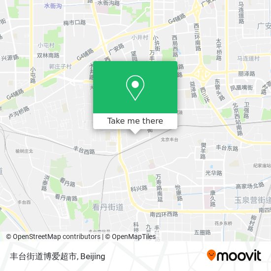 丰台街道博爱超市 map