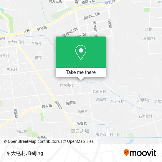 东大屯村 map