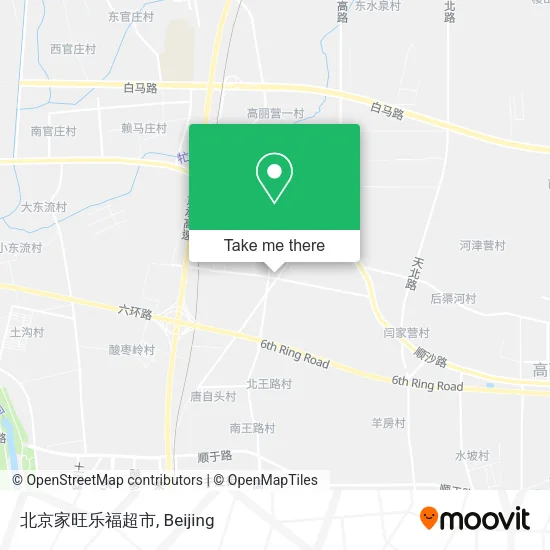 北京家旺乐福超市 map