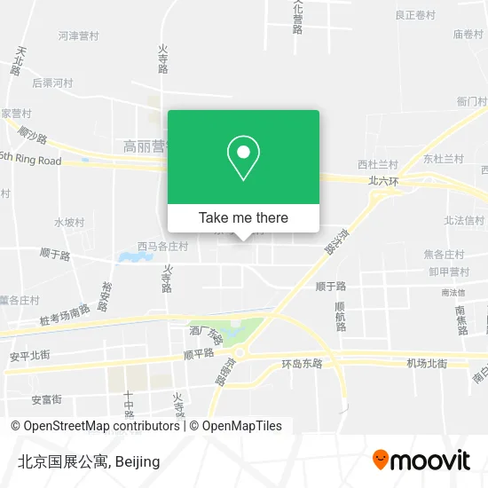 北京国展公寓 map