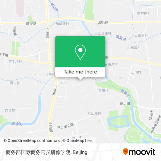 商务部国际商务官员研修学院 map