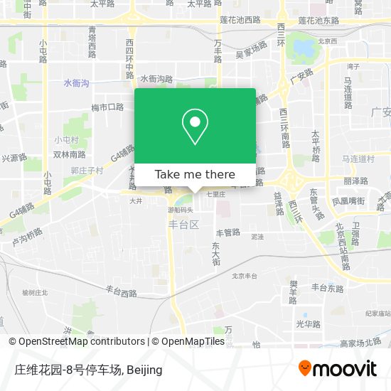 庄维花园-8号停车场 map