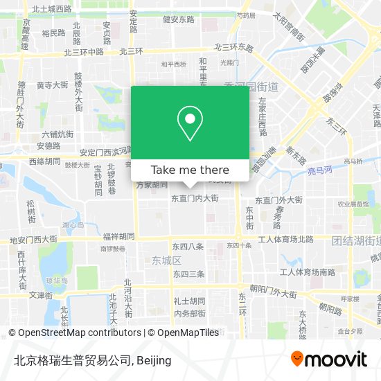 北京格瑞生普贸易公司 map