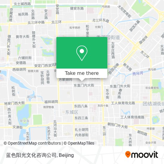 蓝色阳光文化咨询公司 map