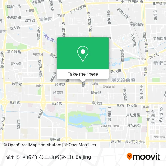 紫竹院南路/车公庄西路(路口) map