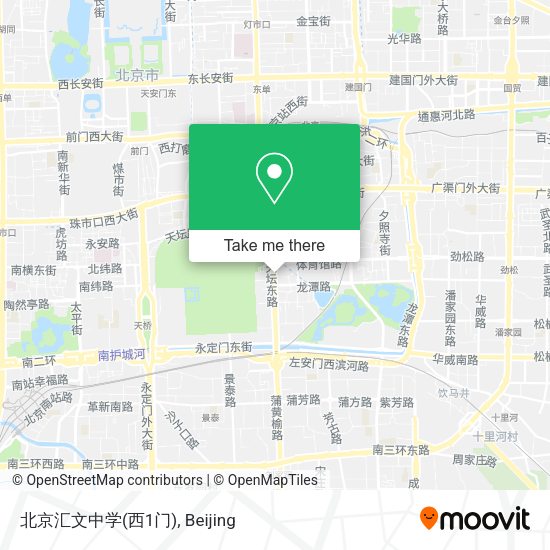 北京汇文中学(西1门) map