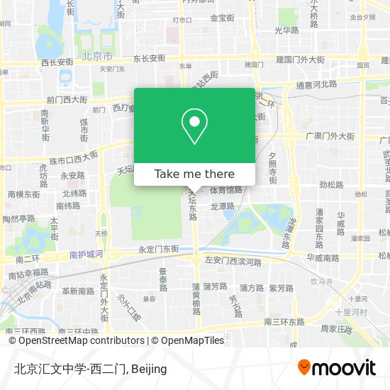 北京汇文中学-西二门 map