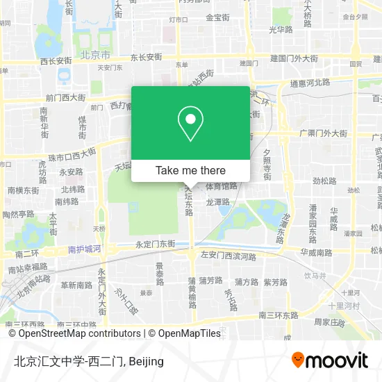 北京汇文中学-西二门 map