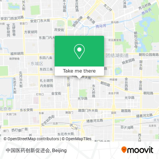 中国医药创新促进会 map