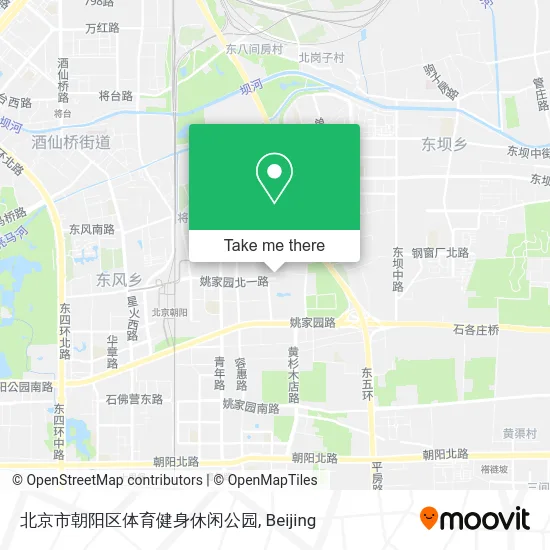 北京市朝阳区体育健身休闲公园 map