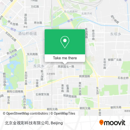 北京金视彩科技有限公司 map