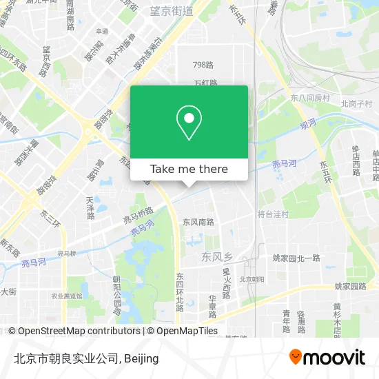 北京市朝良实业公司 map