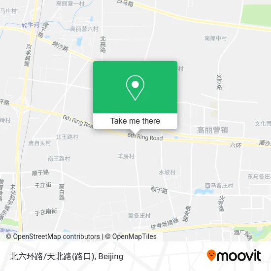 北六环路/天北路(路口) map