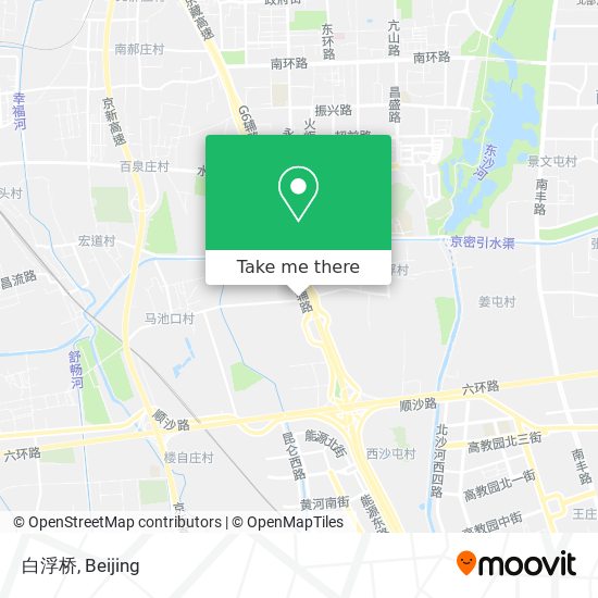 白浮桥 map