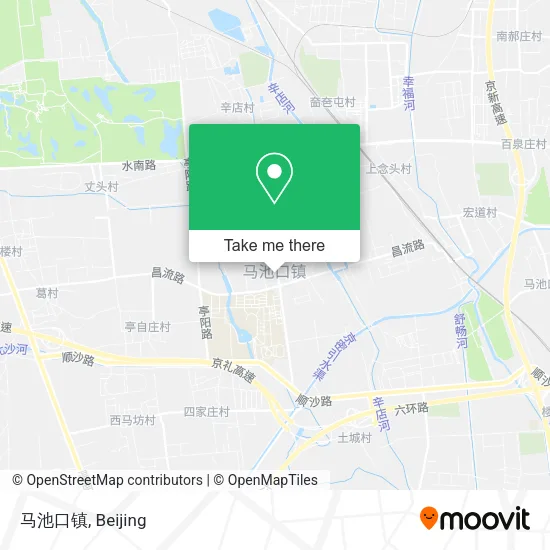 马池口镇 map